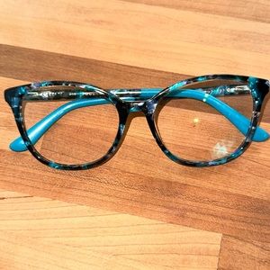 Guess Blue Turquoise Tortoise Black Frames